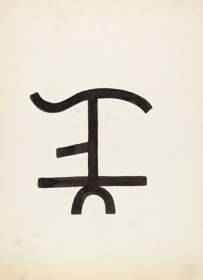 Marchio del bestiame, ca. 1936 da J.Henry Marley