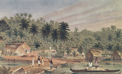 Villaggio di Ngaloa, Kandan, Fiji, da At Anchor di J.J. Wild da J.J. Wild