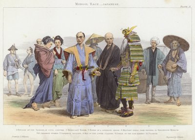 Razza mongola, Giapponesi da J.L. (after) Williams