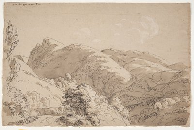 Montagne vicino a Subiaco da J.L. Lund