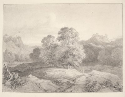 Paesaggio nei dintorni di Roma da J.L. Lund