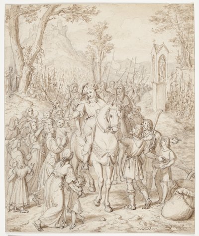 Valdemaro il Grande in viaggio per incontrare Federico Barbarossa da J.L. Lund