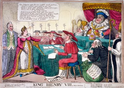 Re Enrico VIII, atto II, scena iv, c. 1820 da JL Marks