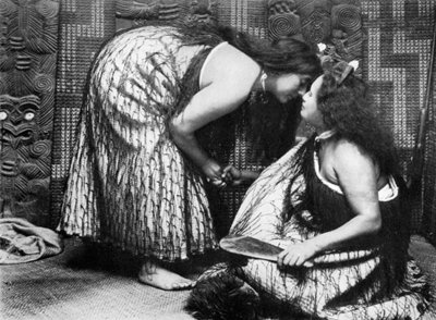 Saluti Maori Hongi, 1908-1909 da JL Martin