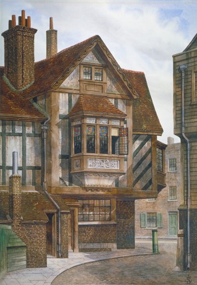 Case in Bishopsgate, Città di Londra, 1860 da JL Stewart