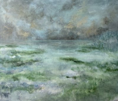 I verdi della palude nebbiosa da JMF FINE ART