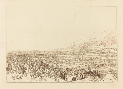 Catena delle Alpi da Grenoble a Chamberi da Joseph Mallord William Turner