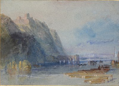 Castello Hamelin, tra Oudon e Ancenis da Joseph Mallord William Turner