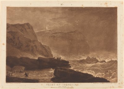 Costa dello Yorkshire, pubblicato 1811 da Joseph Mallord William Turner
