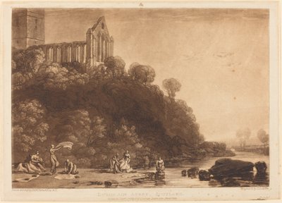 Abbazia di Dumblain, pubblicato 1816 da Joseph Mallord William Turner
