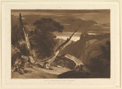 Da La Regina delle Fate di Spenser, Liber Studiorum, parte VII, tavola 36, giugno 1811 da Joseph Mallord William Turner
