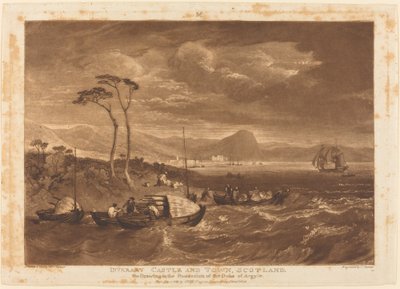 Castello e Città di Inverary, 1816 da Joseph Mallord William Turner