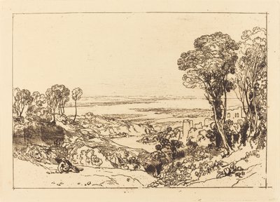 Giunzione del Severn e del Wye, pubblicato 1811 da Joseph Mallord William Turner