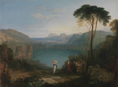 Lago Averno: Enea e la Sibilla Cumana, tra 1814 e 1815 da Joseph Mallord William Turner