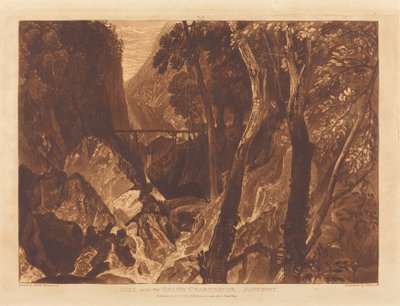Mulino vicino alla Grande Certosa, pubblicato 1816 da Joseph Mallord William Turner