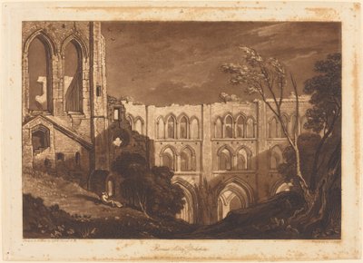 Abbazia di Rivaux, pubblicata 1812 da Joseph Mallord William Turner