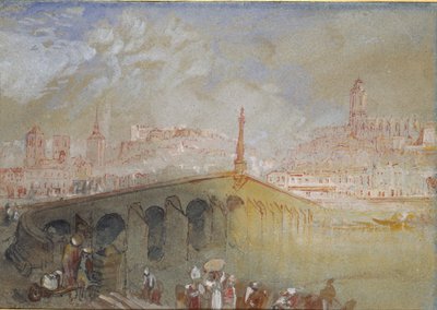 Il Ponte a Blois: Nebbia che si Dissipa, 1826-1830 da Joseph Mallord William Turner
