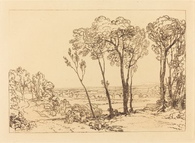 Il ponte in lontananza da Joseph Mallord William Turner