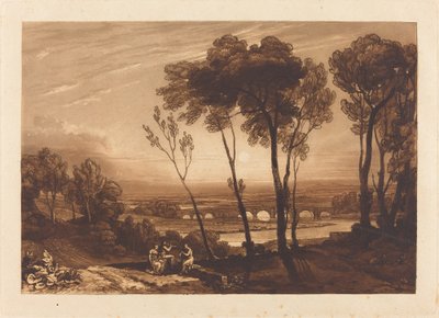 Il ponte in media distanza da Joseph Mallord William Turner
