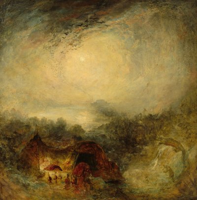 La sera del diluvio da Joseph Mallord William Turner