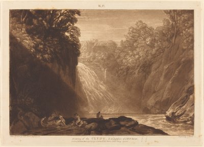 La caduta del Clyde, pubblicato nel 1809 da Joseph Mallord William Turner