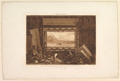 Il frontespizio di Liber Studiorum, maggio 1812 da Joseph Mallord William Turner