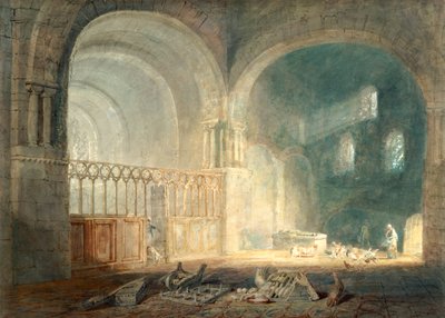 Transetto del priorato di Ewenny, Glamorganshire da Joseph Mallord William Turner