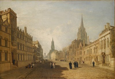 Vista della High Street, Oxford da Joseph Mallord William Turner