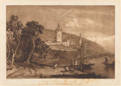 Ville de Thun, pubblicato 1816 da Joseph Mallord William Turner