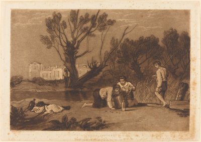 Giovani pescatori, pubblicato 1811 da Joseph Mallord William Turner