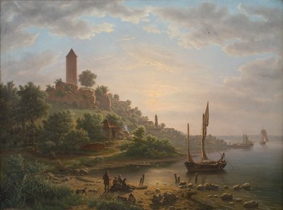 La costa presso Vordingborg con la Torre dell