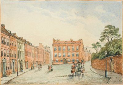 Cross House con la Pompa dei Vicari, Newcastle da J.R. Dewar