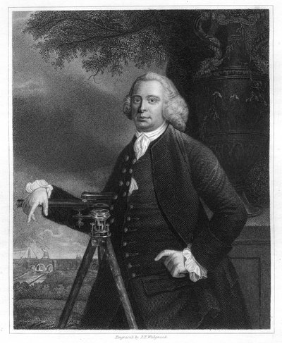 James Brindley, ingegnere civile e costruttore di canali inglese del XVIII secolo, 1836 da JT Wedgwood