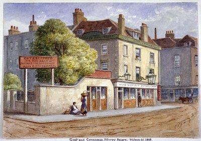 Old Goat and Compasses Inn, Marylebone Road, Londra da JT Wilson