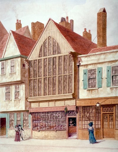Vista di Trinity Hall, Aldersgate Street, Città di Londra, 1780 da JT Wilson
