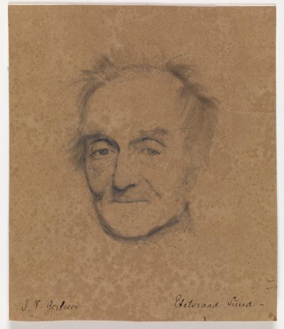 Ritratto del pittore J.L. Lund da J.V. Gertner