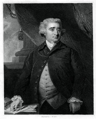 Charles James Fox, politico Whig britannico, 1833 da J.W. Cook