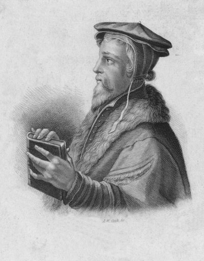 Thomas Becon, c. 1830 da J.W. Cook
