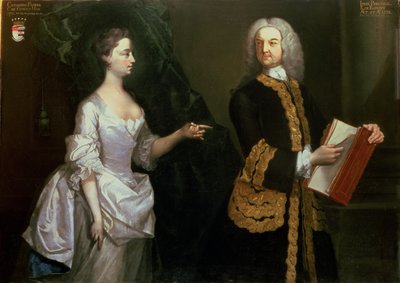 Ritratto di Sir John Perceval, 1° Conte di Egmont da J. Aberry