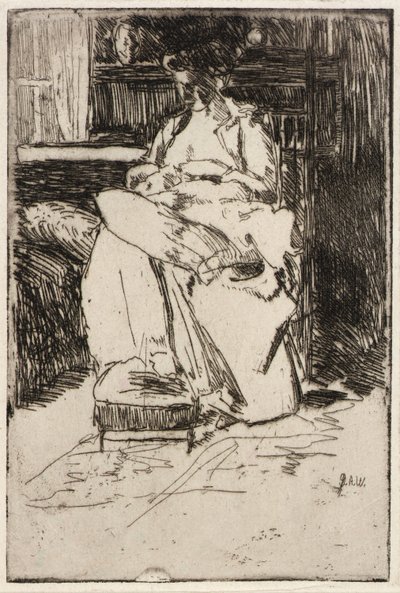Madre e figlio n. 1 da J. Alden Weir