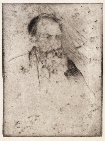 Ritratto di Albert P. Ryder da J. Alden Weir