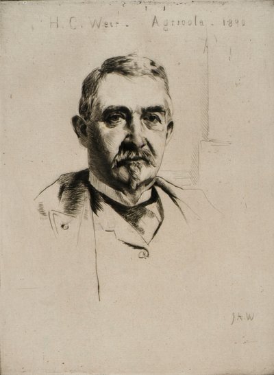 Ritratto del colonnello H.C. Weir (Agricola) da J. Alden Weir