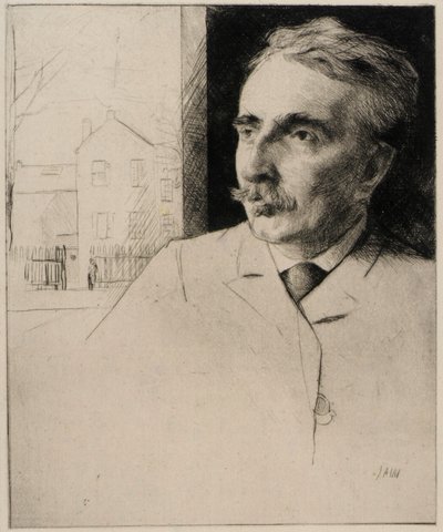 Ritratto di John F. Weir da J. Alden Weir