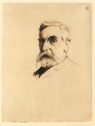 Ritratto di Robert Weir da J. Alden Weir