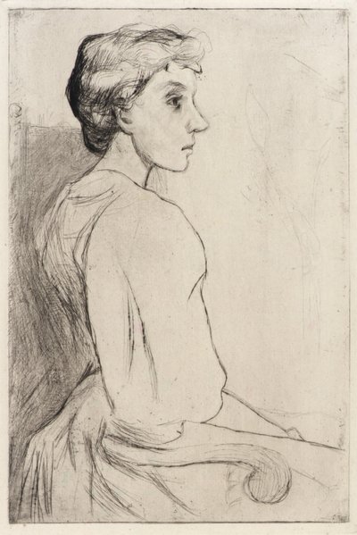 Ritratto di donna da J. Alden Weir