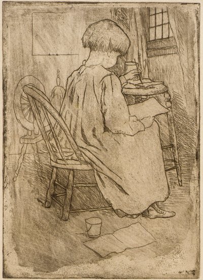 Il piccolo artista da J. Alden Weir