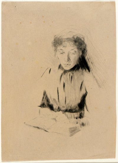 Il piccolo ritratto (Giovane donna) da J. Alden Weir
