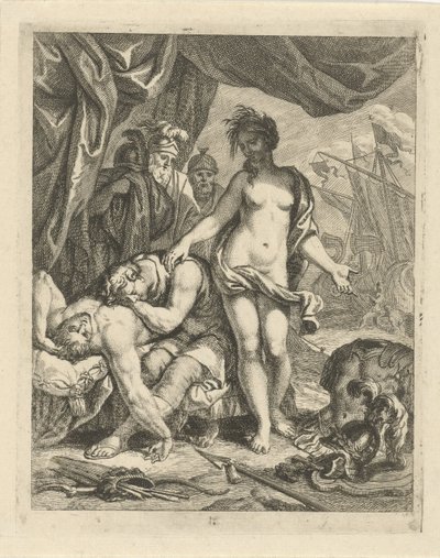 Achille piange la morte di Patroclo da J. Alexander Janssens
