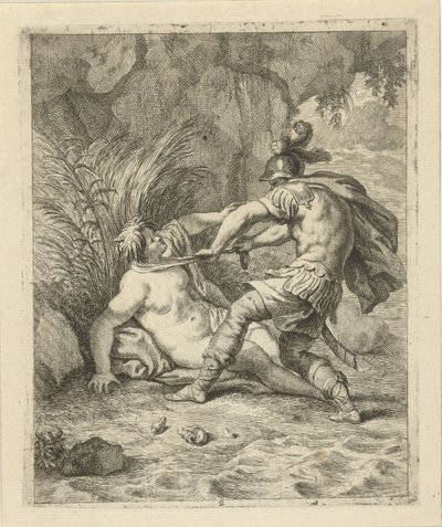 Peleo cattura Teti (Scène della vita di Achille) da J. Alexander Janssens