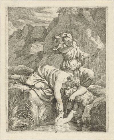 Teti immerge Achille nello Stige da J. Alexander Janssens
